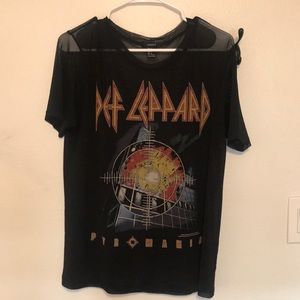 Def Leppard mesh shirt